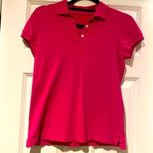 Gap deep pink polo shirt; Size xs
